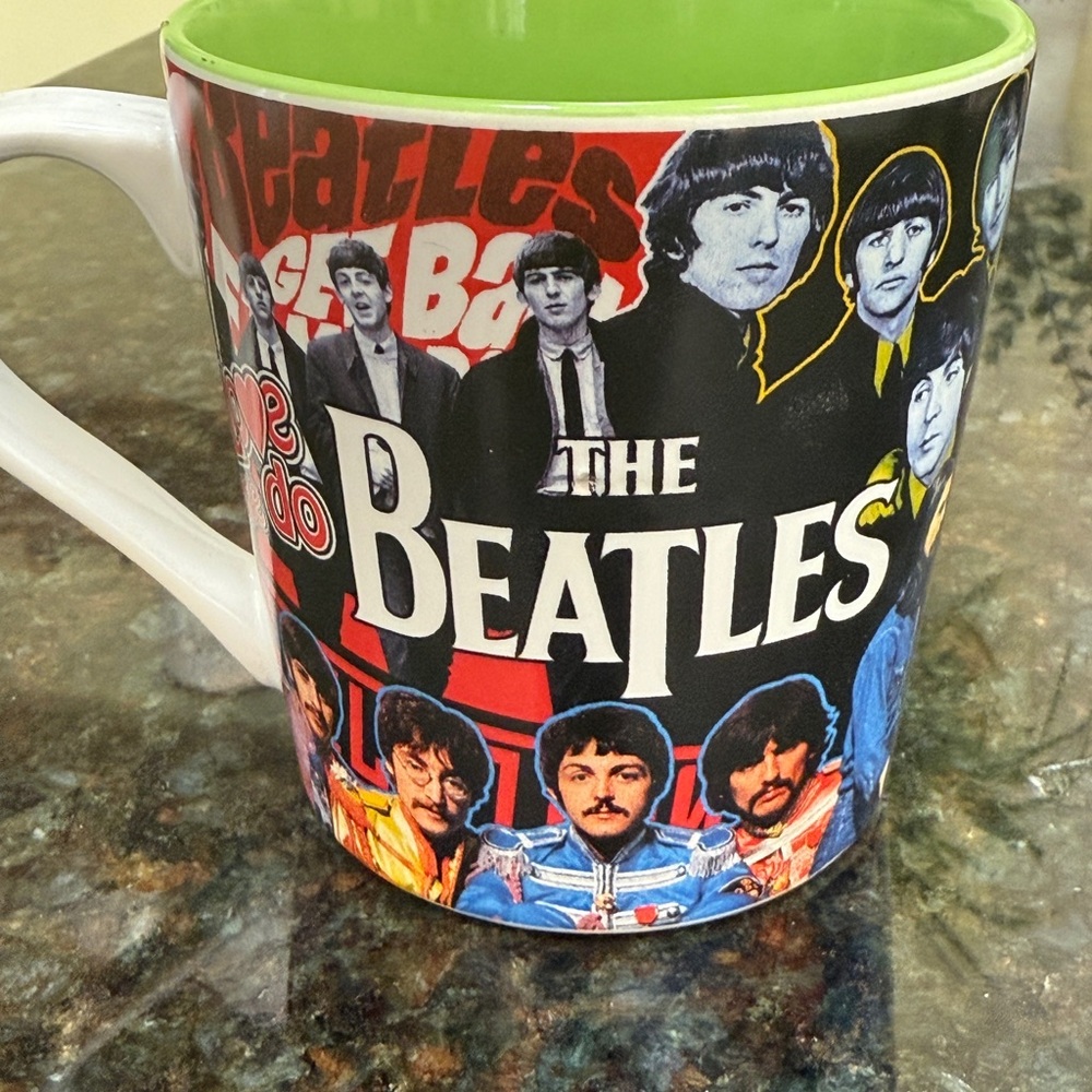 Beatles Apple Corp 2016 Album Collage Coffee Mug The Beatles Music